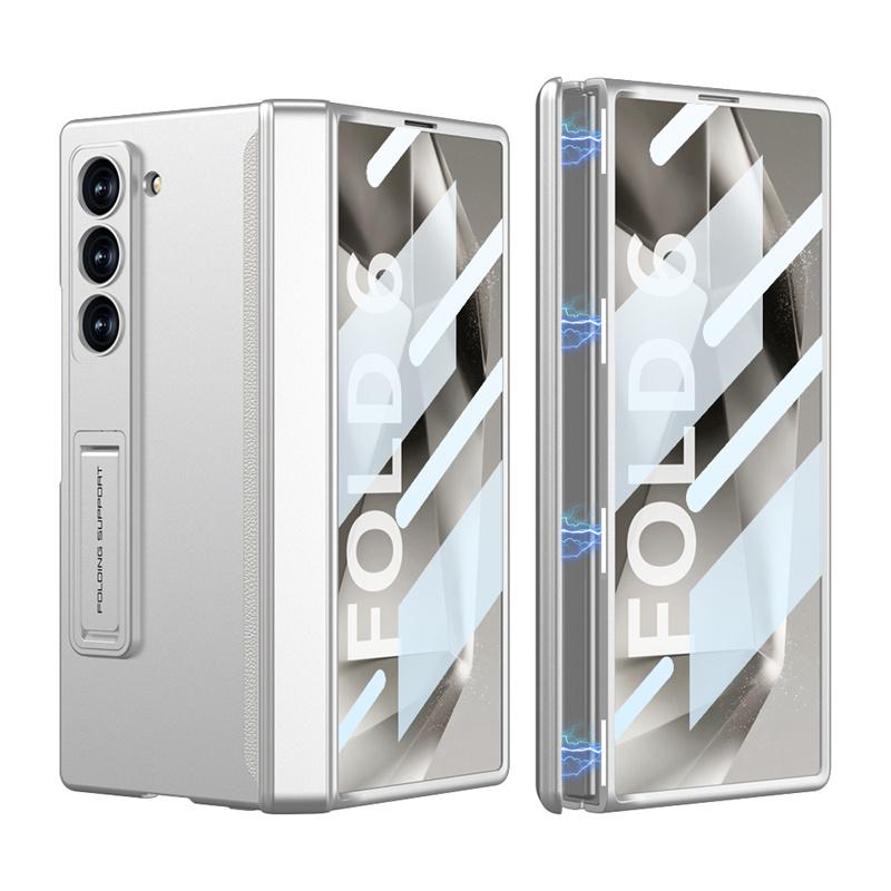 Магнитный чехол-книжка 360° со встроенной рамкой для экрана для Samsung Galaxy Z Fold 7 6 5 4 3 5G, противоударный чехол