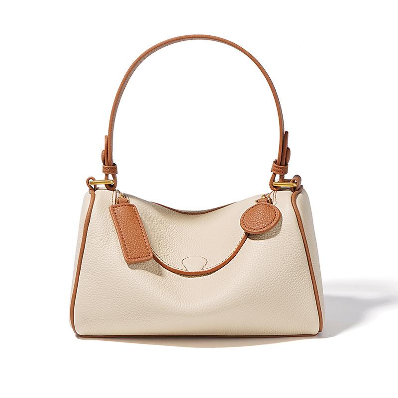 Новая наплечная сумка-мессенджер, высококачественная сумка-подушка из воловьей кожи первого слоя, простая и универсальная женская сумка под мышкой