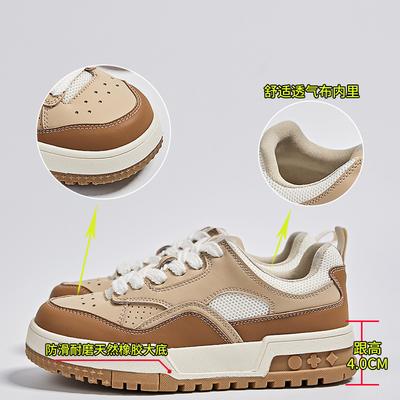 Кожаные маленькие белые туфли женские 2025 весна новые спортивные балетки повседневные универсальные кеды женская мода дышащие женские туфли