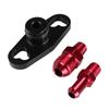 Fuel Regulator Adapter For Car Aluminium Alloy Fuel Rail Pressure Regulator Adapter Red Fuel Rail Adapter Replacement