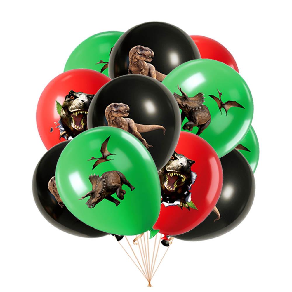 12inch Dinosaur Theme Colorful Printed Latex Balloon Jungle Wild Animal Kid Birthday Baby Shower Party Decor Dinosaur Balloons 5