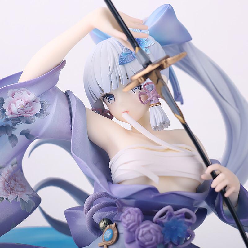 27cm Genshin Impact Figure Kamisato Ayaka Anime Statue Model Collectable Toy