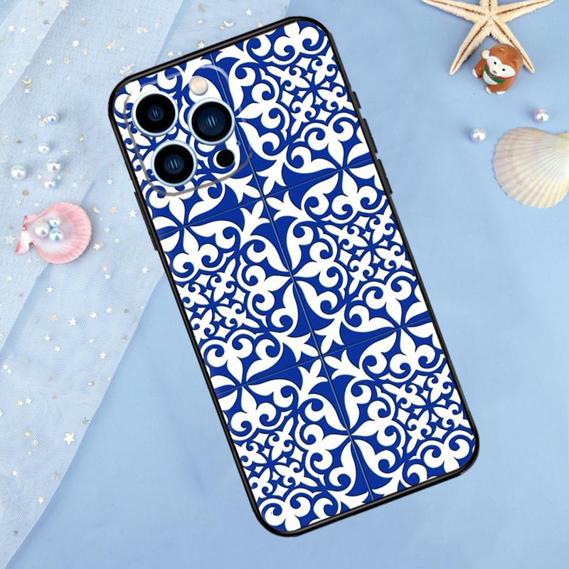 Марокканский плиточный чехол для iPhone 17 Pro Max 16 15 14 12 11 13 Pro Max Plus 12 13 Mini 16e 17 Air Задняя крышка