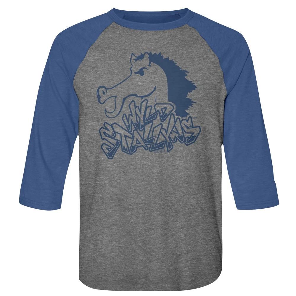 Bill & Ted's Excellent Adventure Wyld Stallyns Horse Logo Men's Raglan T shirt