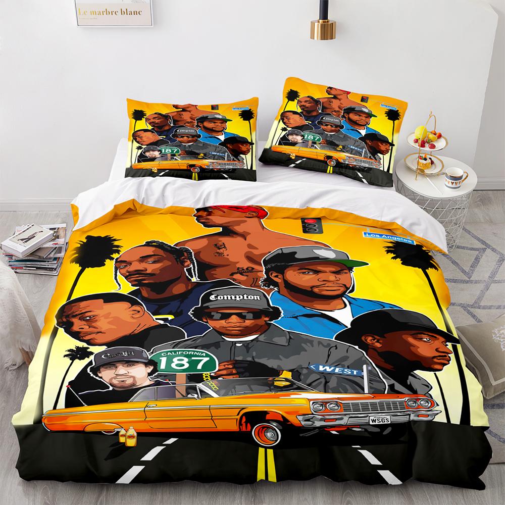 2Pac Bedding Set Single Twin Full Queen King Size Tupac Amaru Shakur Bed Set Aldult Kid Bedroom Duvet Cover Sets 3D Print 043