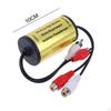 Фильтр звуковых шумов RCA, изолятор контура заземления, универсальный 4-канальный подавитель для автомобильного радио