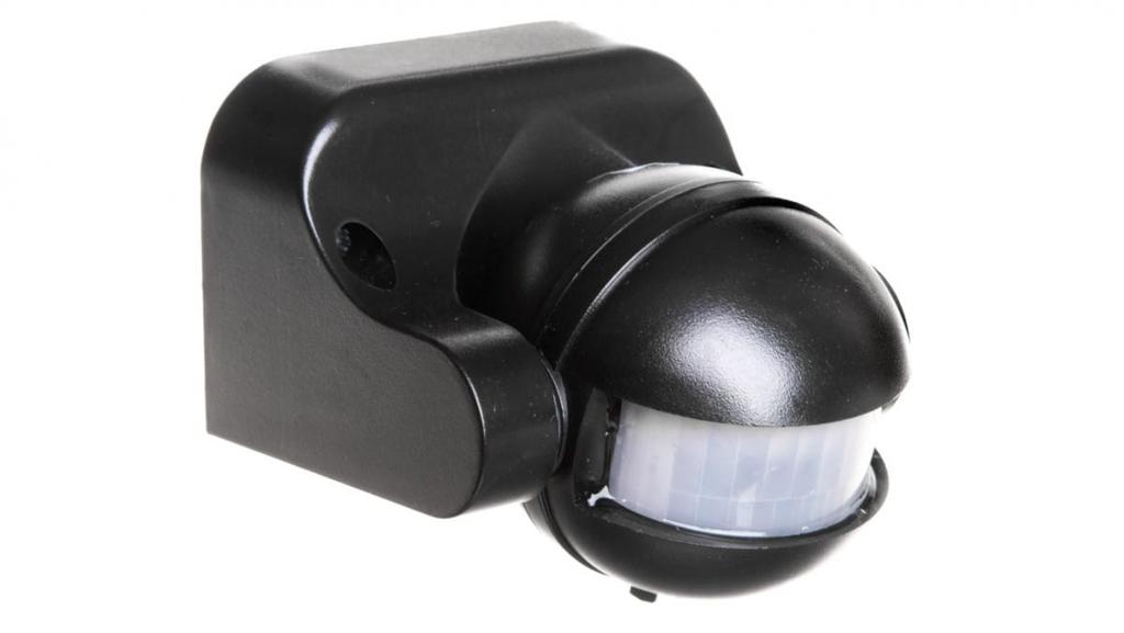 Motion Sensor 1200W 180 Degrees Ip44 Black 5 Year Warranty Or-Cr-201/B