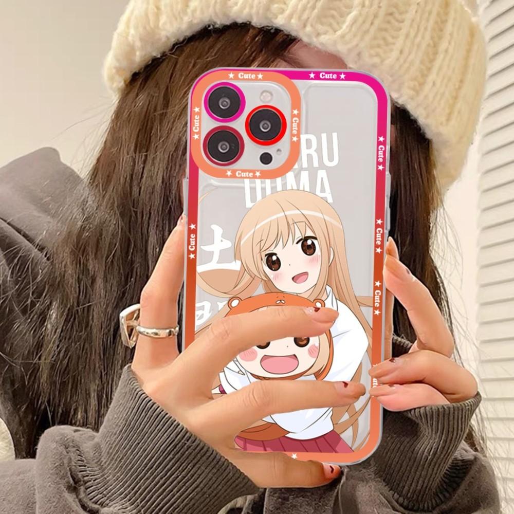 Чехол для телефона с аниме Himouto Umaru-chan Для iPhone 15 13 14 Pro Max XS XR 12 11 Pro 13 Mini Мягкий прозрачный задний чехол