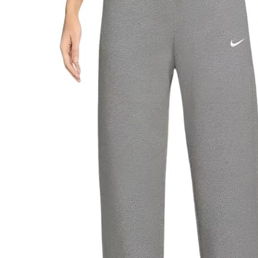 Nike Простые удобные дышащие однотонные повседневные брюки на шнуровке женские низ IH1012063