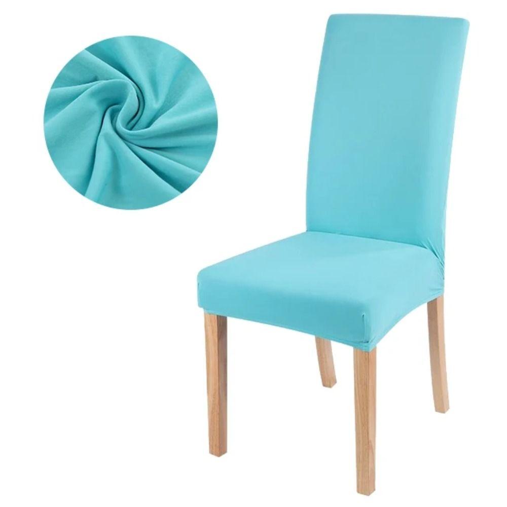 Elastic Chair Cover Waterproof Chair Slipcover Protector Anti-dirty Seat Cover Dining Room Kitchen
