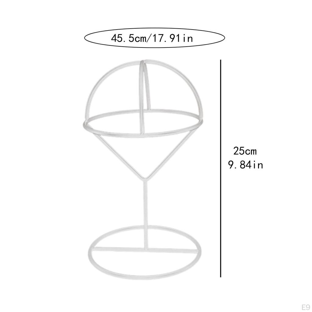 Cap Display Stand Hat Displaying Rack Simple Dome Design Multipurpose Decoration Holder Storage
