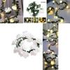 Elegant Warm White Led Rose Flower String Lights With Battery Box For Versatile Decorations