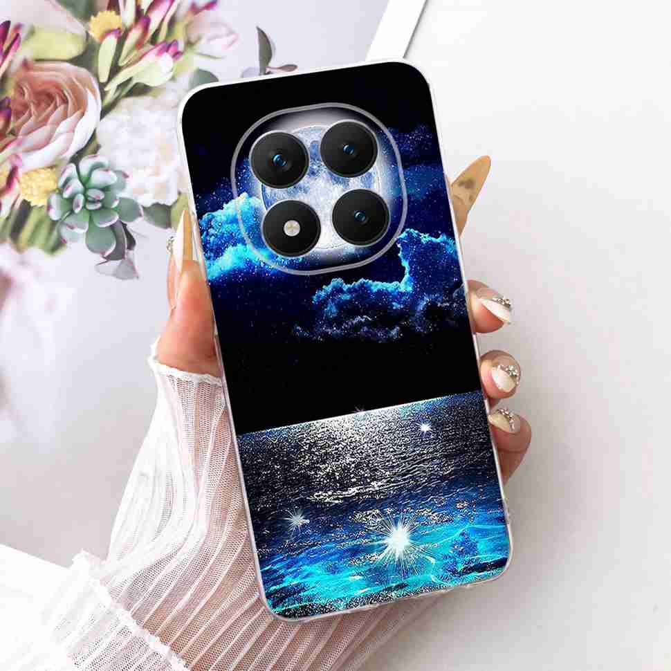 Для Xiaomi Redmi Note 15 Pro Plus ProPlus 5G Чехол Цветочный Мультяшный Чехол Мягкий Силиконовый Чехол Для Redmi Note 15 Pro+ Чехол