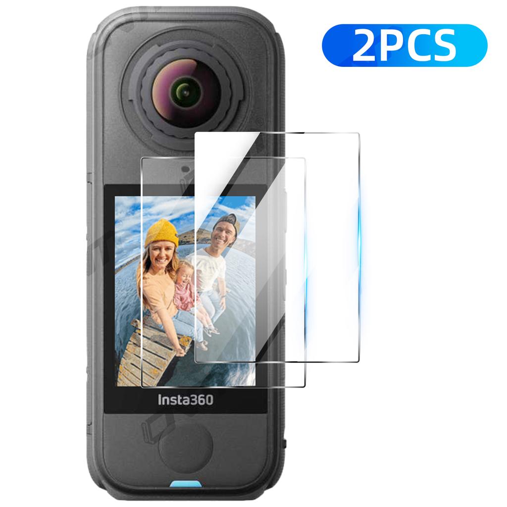 Tempered Glass Screen Protector for Insta360 X4 Air - Anti-Scratch Anti-Fingerprint HD Clear Film for Action Camera