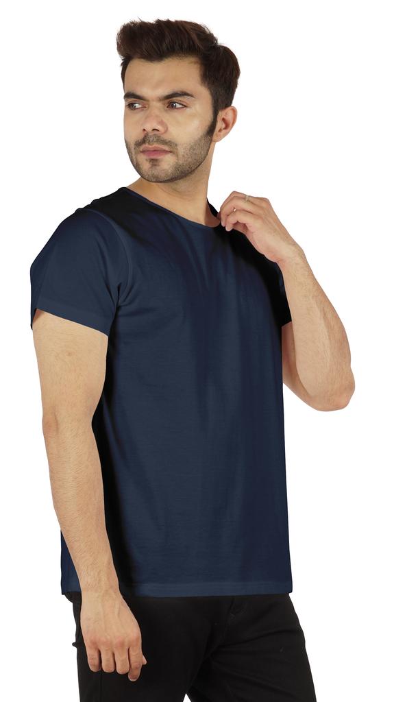 Inkmeso Футболка из хлопка с коротким рукавом, однотонная, мужская, свободного кроя, повседневная, летняя, базовая