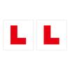 2 Pack of  Fully Magnetic L Plates for New Drivers,Learner Plates with Stronger Magnetism and Bigger Thickness