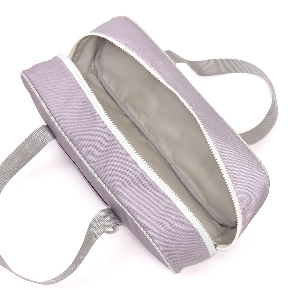 COLORFUL CANDY STYLE Art Supplies Paint Set Craypas Watercolor Lightweight Type Dull Plain Dull Lavender Cool Mesh Art Supplies Bag with Shoulder