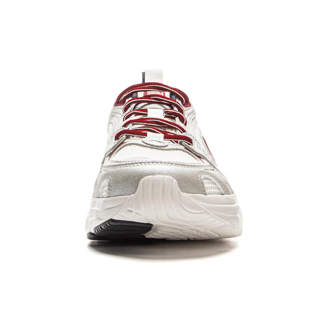 Li Ning Shooting Stars 2K Амортизирующие Нескользящие Износостойкие Низкие Массивные Кроссовки Мужские Бело-серые AGCV113-4