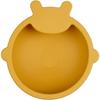 Bol Ventouse - THERMOBABY - Silicone - Jaune Miel, Antidérapant Et Incassable