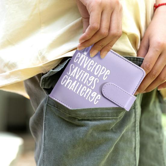 Папка для денег для экономии денег 30 конвертов, бюджетная книга для экономии денег, органайзер для денег из искусственной кожи для дома, школы, путешествий