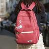 Модный вместительный рюкзак для учеников средней школы, старших классов, студентов в зеленом, фиолетовом, розовом, черном и кирпично-красном цветах