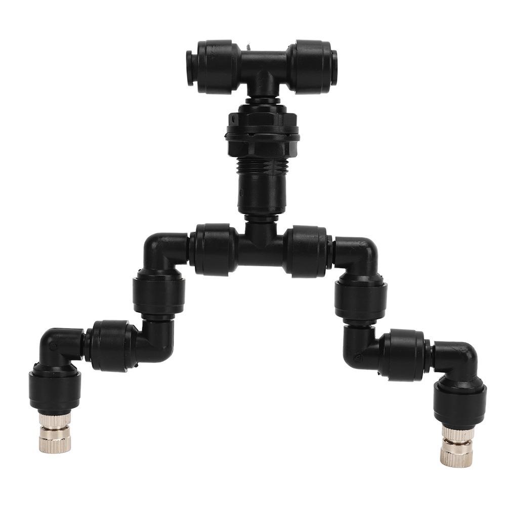 360 Degree Rotation Spray Nozzle Fine Misting Effect Double Head Sprinkler  Climbing Pets