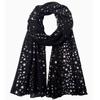 Star Printed Scarf For Women Hot Silver Shining Hijab Elegant Shawl Wedding Bridal Winter Warm Luxury Scarves