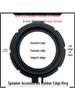 6.5" 8" 10" Speaker Subwoofer Rubber Edge Ring Accessories