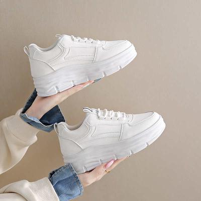 Модные туфли на толстой подошве и толстом каблуке для женщин, повседневные баскетбольные женские брендовые бежевые кроссовки для женщин, спортивные, дорогие