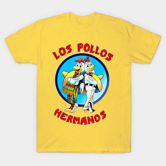 Asian Size Cotton Unisex Tshirt Print T-shirt Los Pollos Hermanos T-shirt No-Cut Print Regular Fit