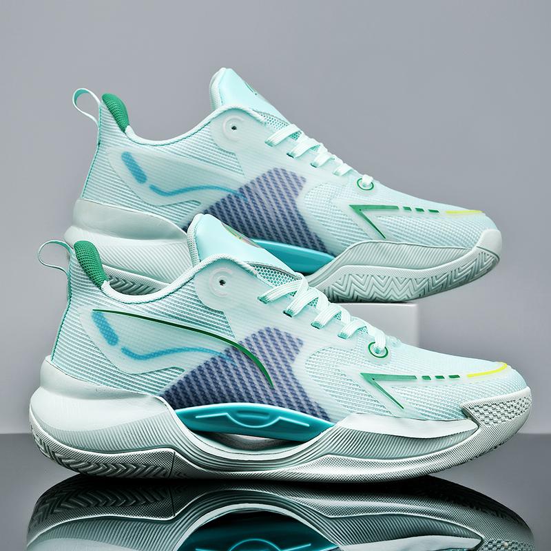 Men'S Casual Shoes Shockproof Comfortable Outdoor High Quality Ultra Light V2 Basketball Shoes Rubber +Md+Tpu