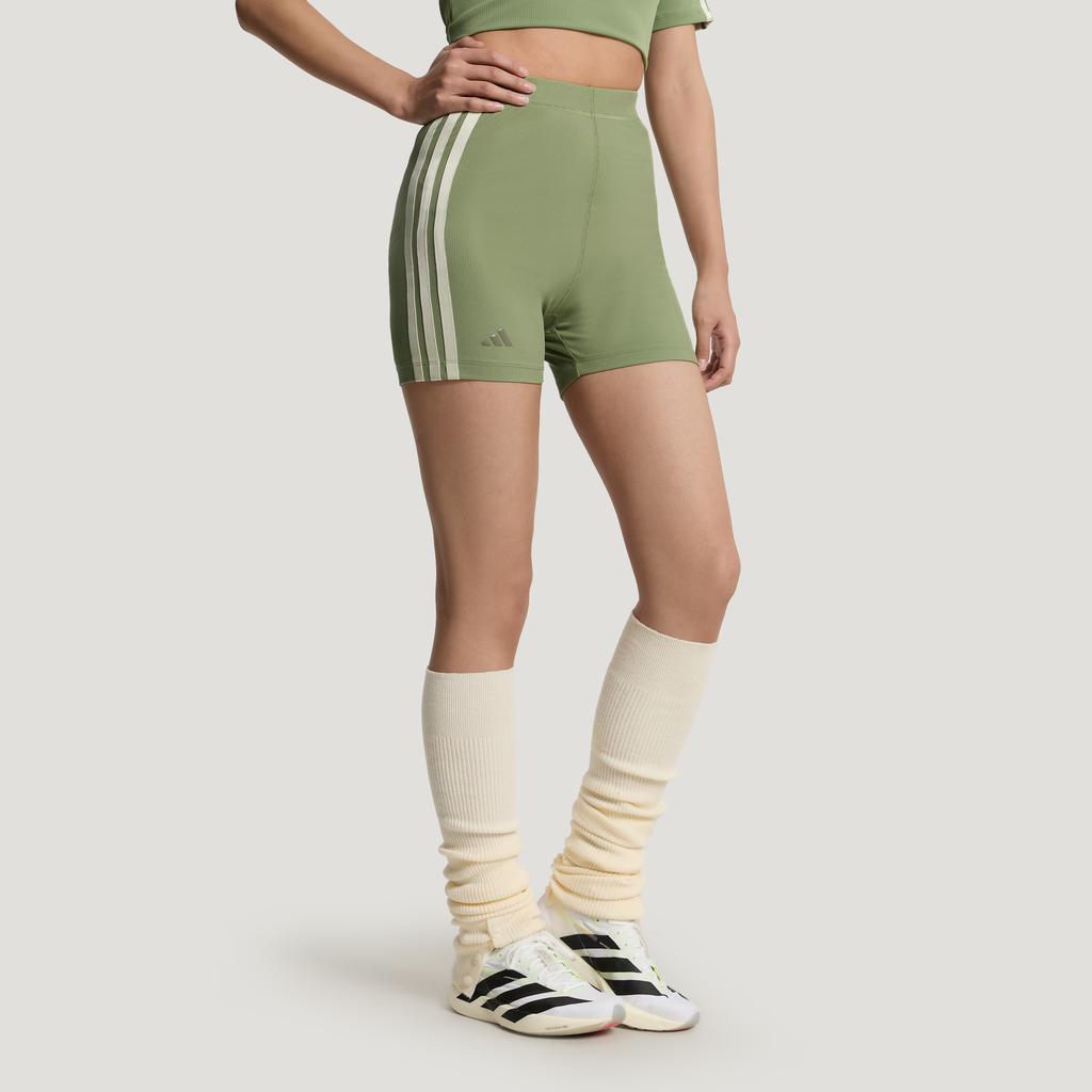 adidas Samuel Gui Yang Совместное создание Узкие спортивные шорты в полоску Повседневные шорты Женские шорты KV9234