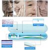Portable USB UV Toothbrush Sterilizer Box Disinfection Toothbrush Storage HolderBlue