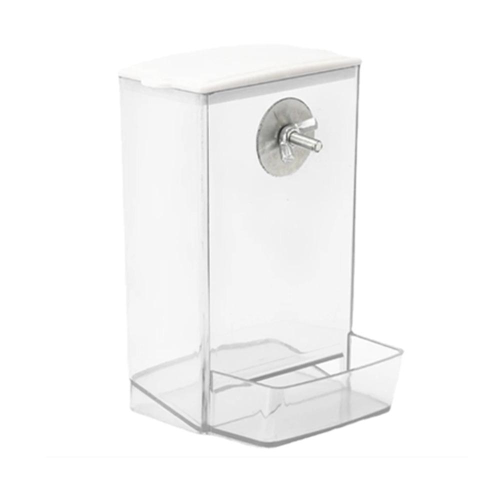 Пластиковый дозатор корма для птиц, большая емкость, кормушка для попугаев, кормушка для птиц, маленькая и средняя