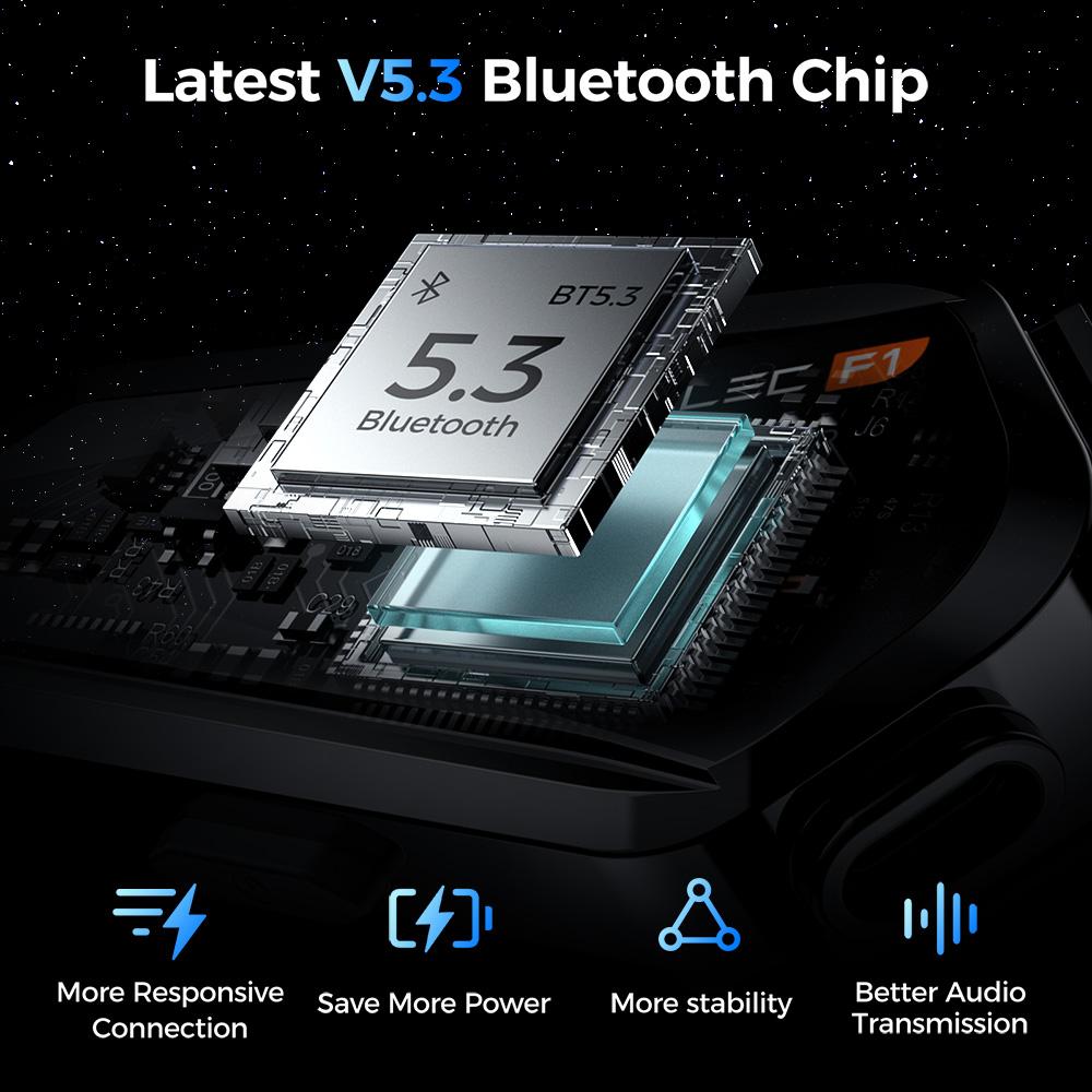 Мотоциклетный Bluetooth-интерком для мотошлема, гарнитура GEARELEC F1 FM-радио, двойное подключение к телефону, автоответчик, черный