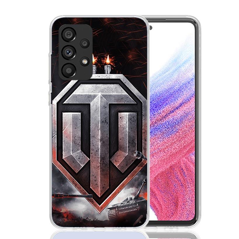 World of Tanks Phone Case For Samsung Galaxy A17 A16 A14 A15 A13 A57 A56 A54 A55 A53 A37 A36 A34 A35 A33 A26 A24 A25 A23 Galaxy