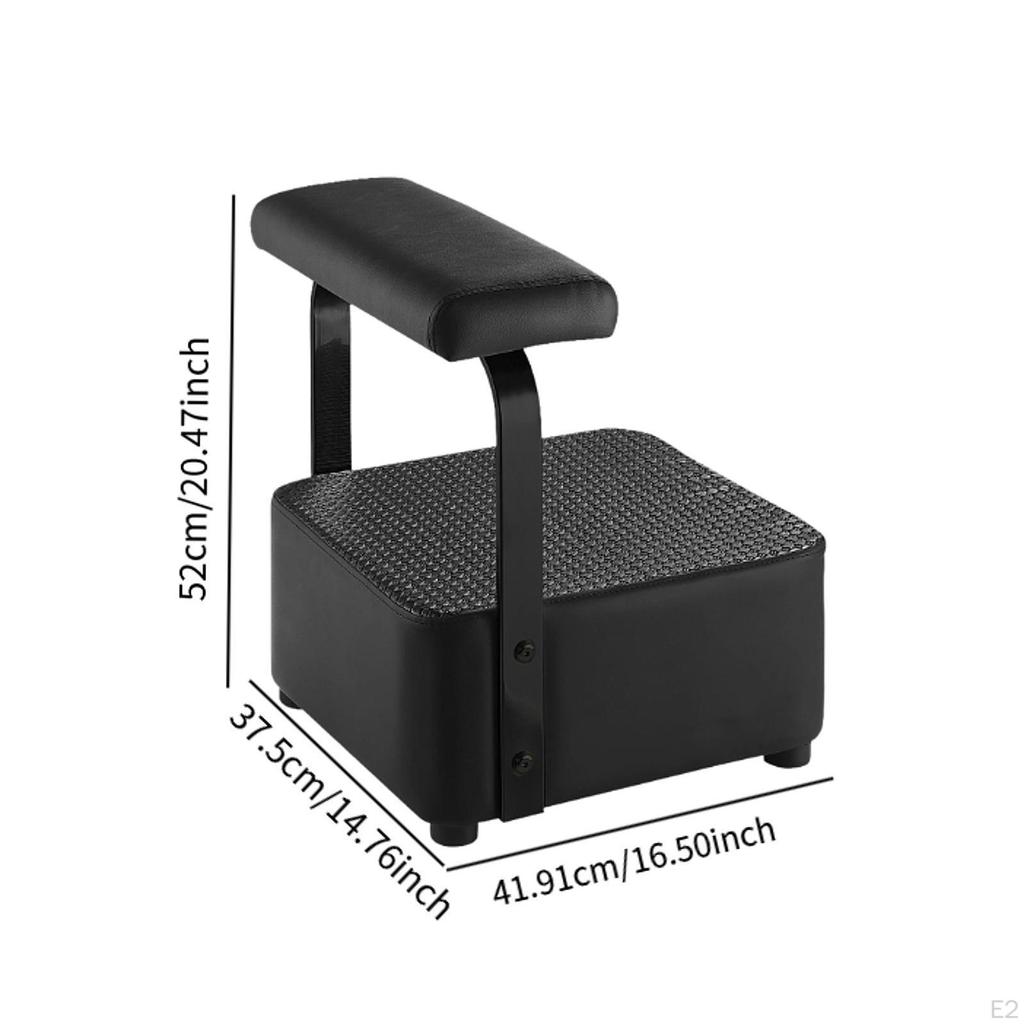 Footrest for Backwash Beauty SPA Ottoman Salon Furniture Foot Lift Luxury Portable Soft Stool