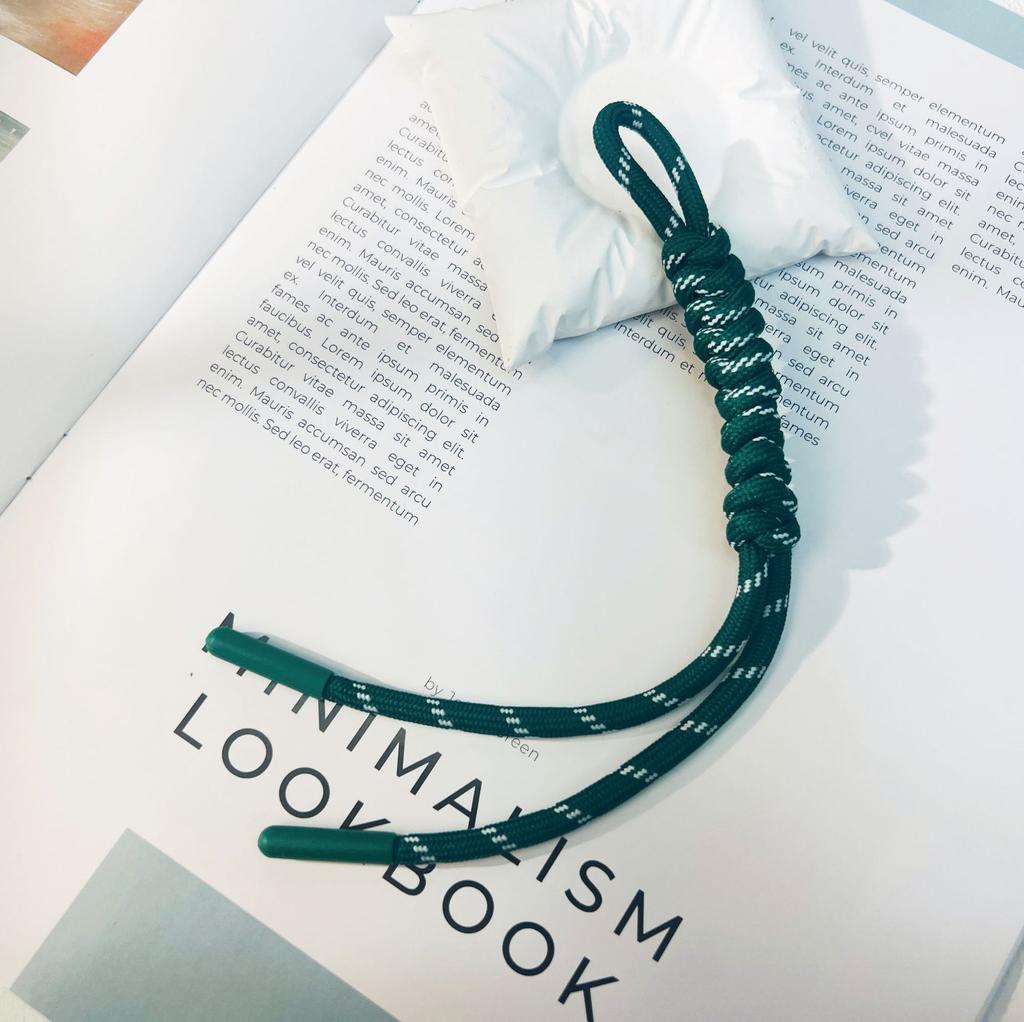 Hand-woven Color Bag Hanging Mobile Phone Lanyard Fashionable Handmade DIY Braided Rope Pendant Diamond Knot Keychain