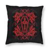 Gothic Dark Vampire Undead Square Pillowcase Polyester Linen Velvet Creative Zip Decor Pillow Case Car Cushion Cover