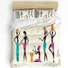 African Woman Dance Ethnic Culture Vase 3pcs Bedding Set For Bedroom Double Bed Home Textile Duvet Cover Quilt Cover Pillowcase