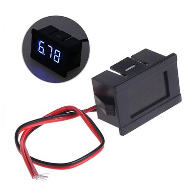 DC 2 провода 4.5-30V Мини светодиодный цифровой дисплей вольтметр вольтметр панельный измеритель напряжения автомобилей обратная полярность для защиты