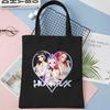 K-pop Охотники на демонов Принт Холщовая сумка через плечо Повседневная сумка-тоут для покупок