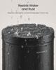 SONGMICS Bathroom Pedal Bin, 1.6 Gallon (6 L) Steel Toilet Bin with Soft-Close Lid, Inner Bucket, for Waste, Bedroom, Ink Black