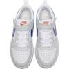 Nike Court Borough LOW top Kids' Skateboarding Shoes White/Blue Children Aged 3 7 Years Old DV5457-125