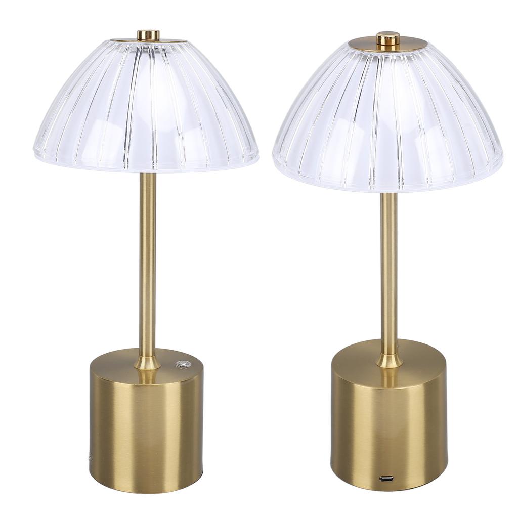 Портативная настольная лампа Crystal LED с 3 уровнями яркости, сенсорным управлением и регулировкой яркости, прикроватная лампа для дома Dini