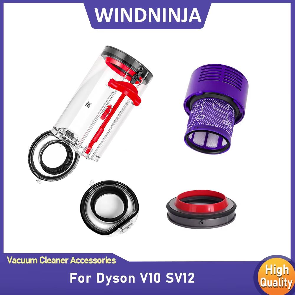 Пылесборник HEPA-фильтр Для Dyson V11 SV11 US Аксессуары для пылесоса Задняя крышка пылесборника Фильтры для пылесборника Запасные части