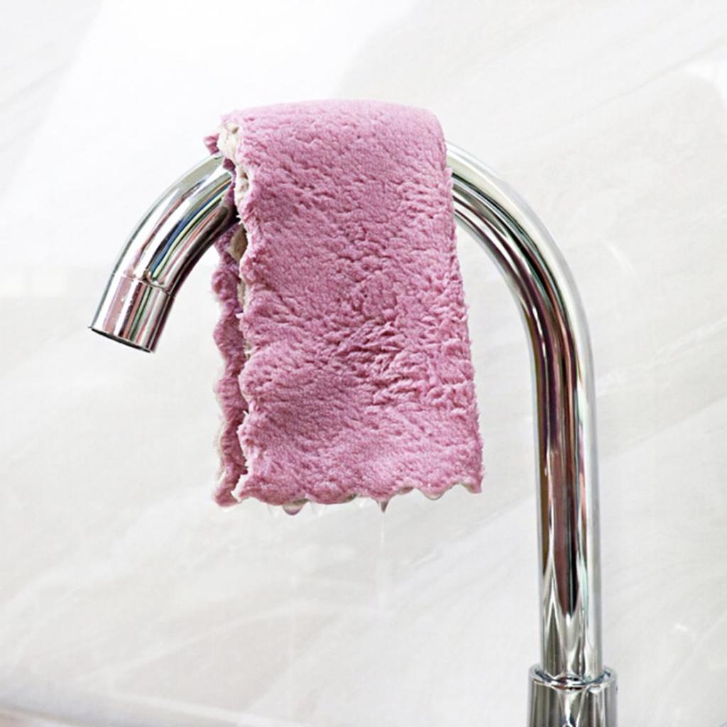 H&K Store Набор из 5 двусторонних кухонных полотенец из микрофибры - Высоко впитывающие и пригодные для машинной стирки