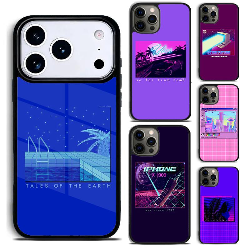 Vaporwave Пиксельный Винтажный Гипсовый Статуэтка Чехол для Телефона Для iPhone 17,16e,15,14,13,12,11,Mini,Pro,MAX Мягкая Силиконовая Крышка