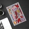 WGLRK1 Honda-hrc Stickers Moto Sticker Auto Body Bumper Windows Motorcycle Laptop Walls Vinyl Decal Car Tuning Accessories