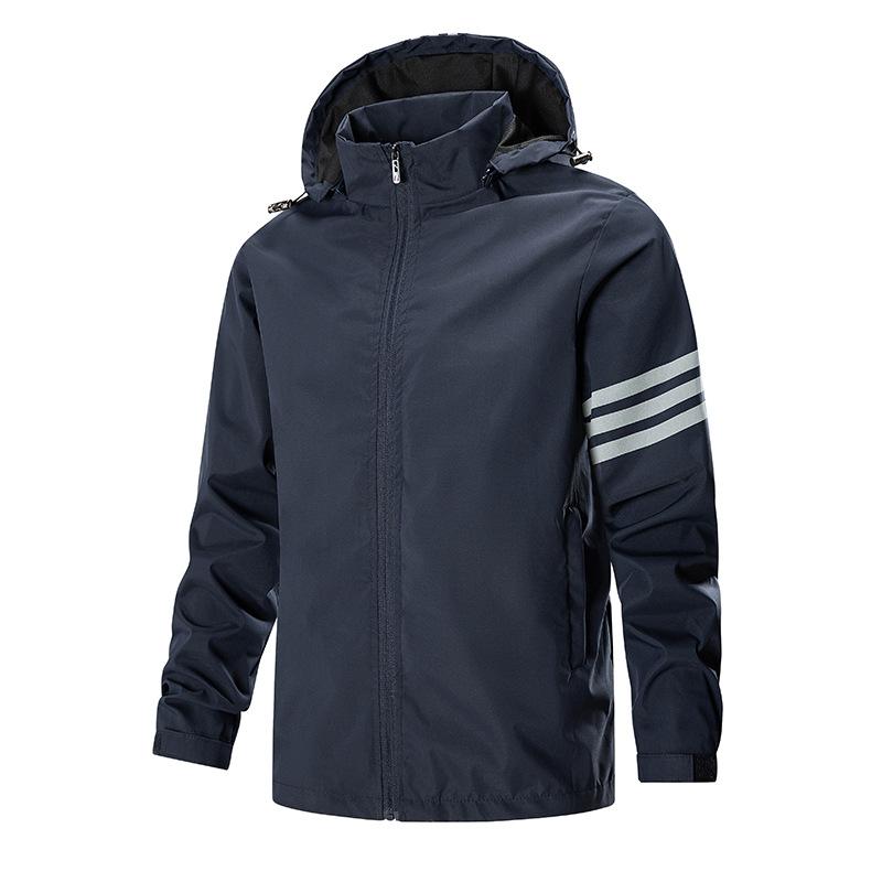 Весна и осень Новое пальто Мужская повседневная куртка с капюшоном Корейская версия Трендовая спортивная молодежная мужская куртка